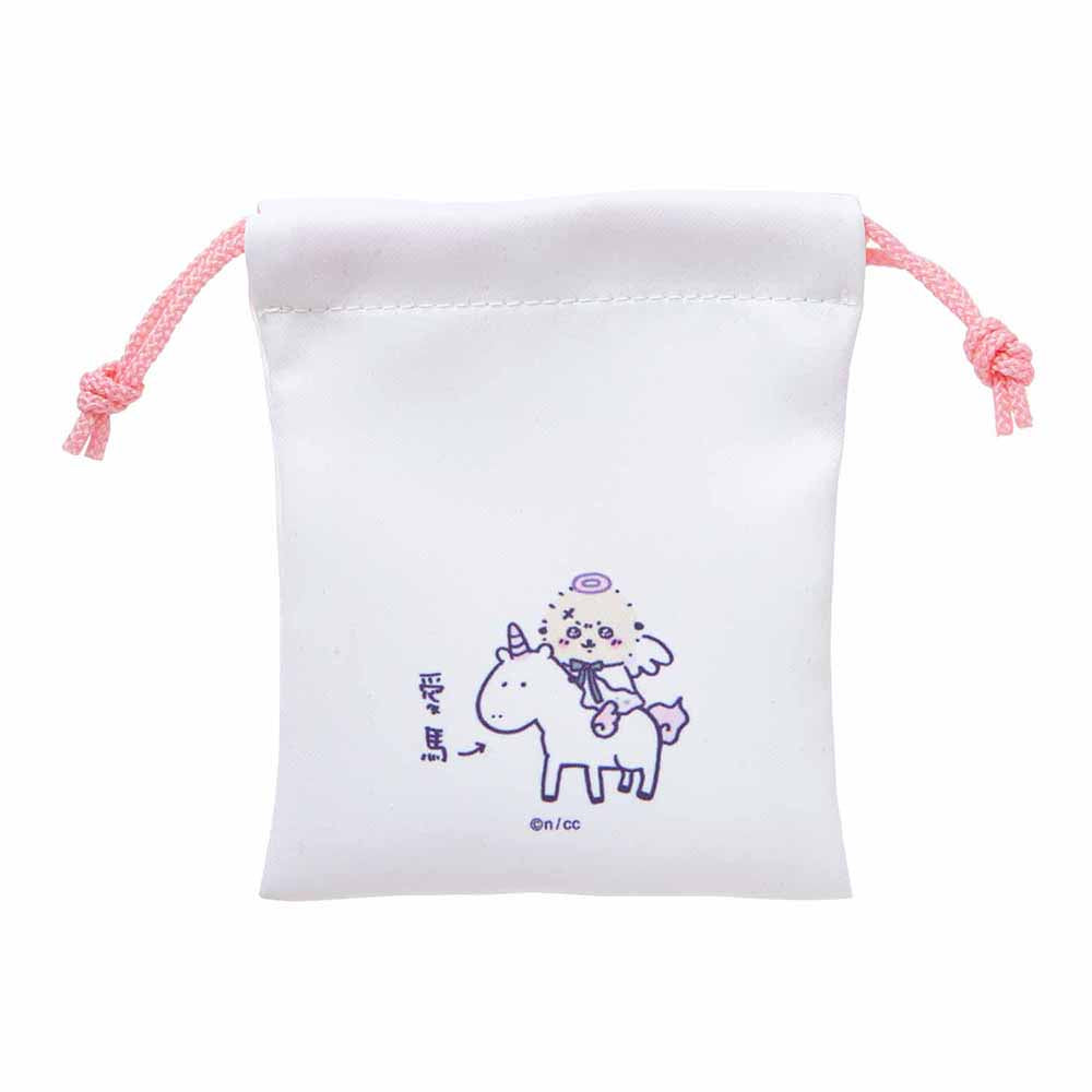 Chiikawa Angel & Demon Mini Drawstring Bag Set (Angel)