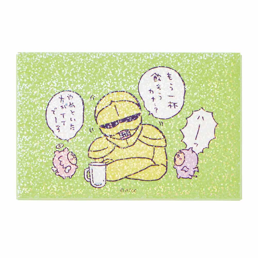 ちいかわ てんし♡あくま ホログラムスクエアマグネット(もう一杯飲もうカナ・・・?)