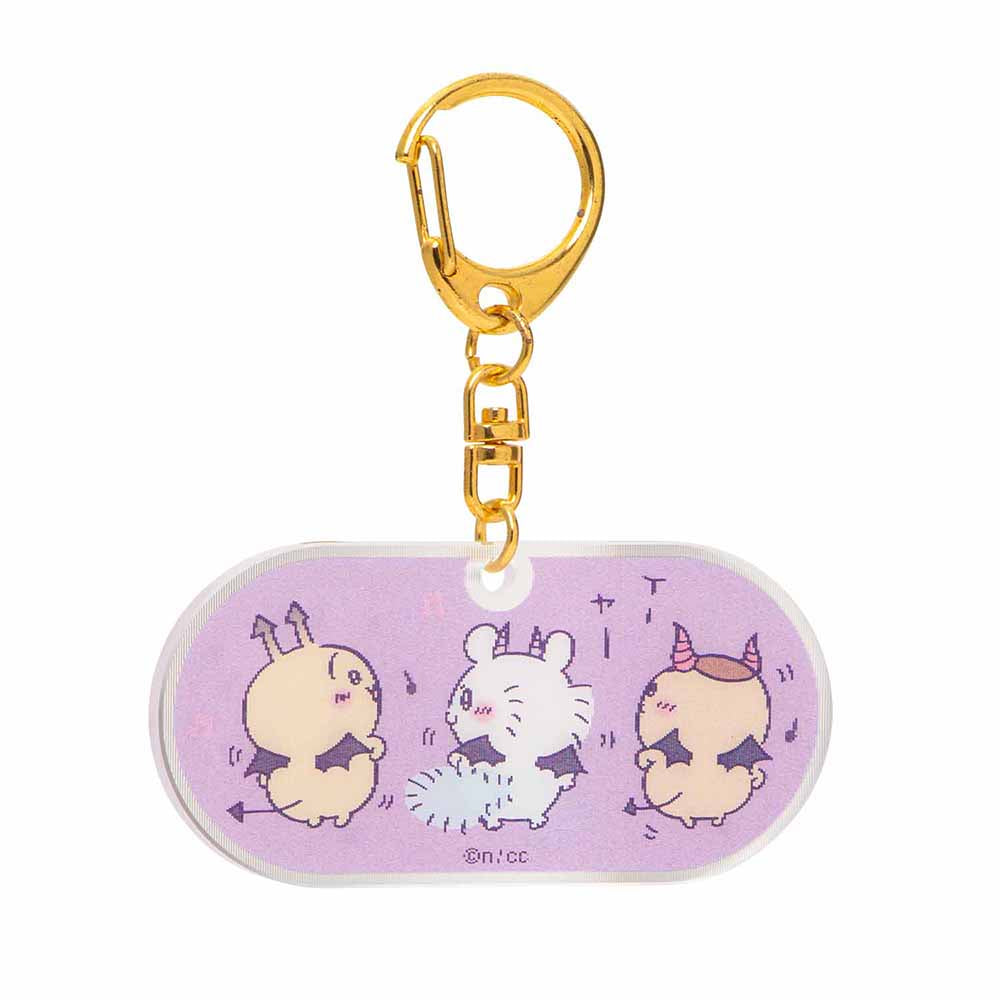 Chiikawa Angel & Demon Illustration Change! Lenticular Acrylic Key ring (Demons)