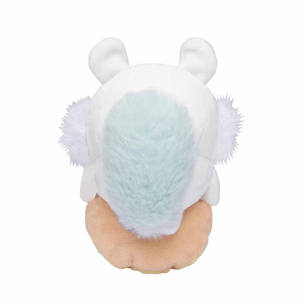 치이카와 데스크탑에서 지켜보는 걸이형 인형 (멜론빵을 든 모몽가)