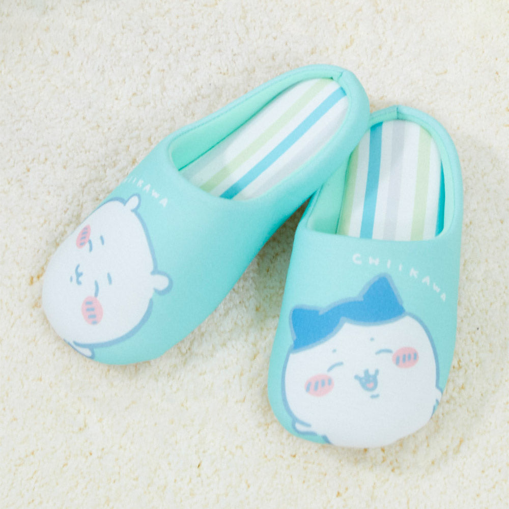 Chiikawa Striped Room Shoes GR