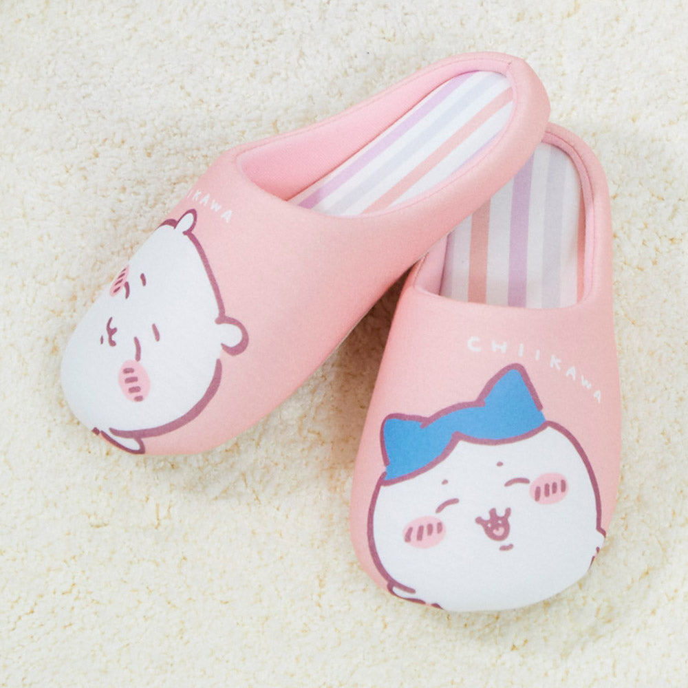 Chiikawa Striped Room Shoes PI