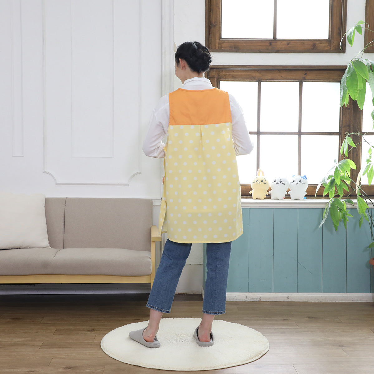 吉伊卡哇 星星口袋围裙