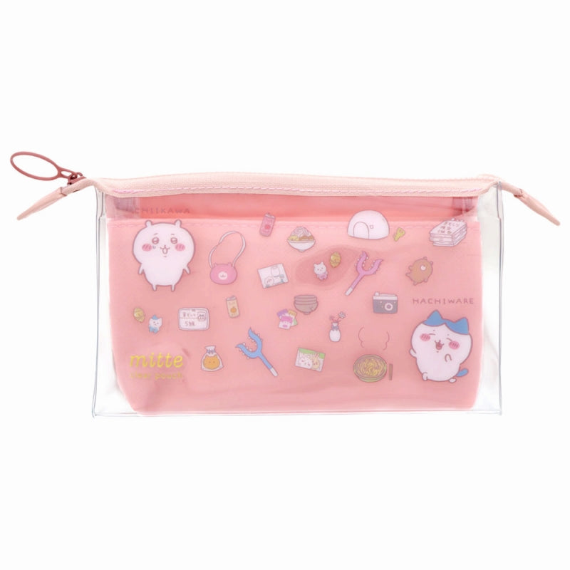 Chiikawa Clear Pouch Mitte (Chiikawa & Hachiware)