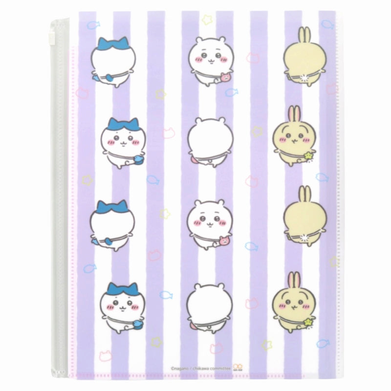 Chiikawa Clear File 6P + Zipper Case (Outing)