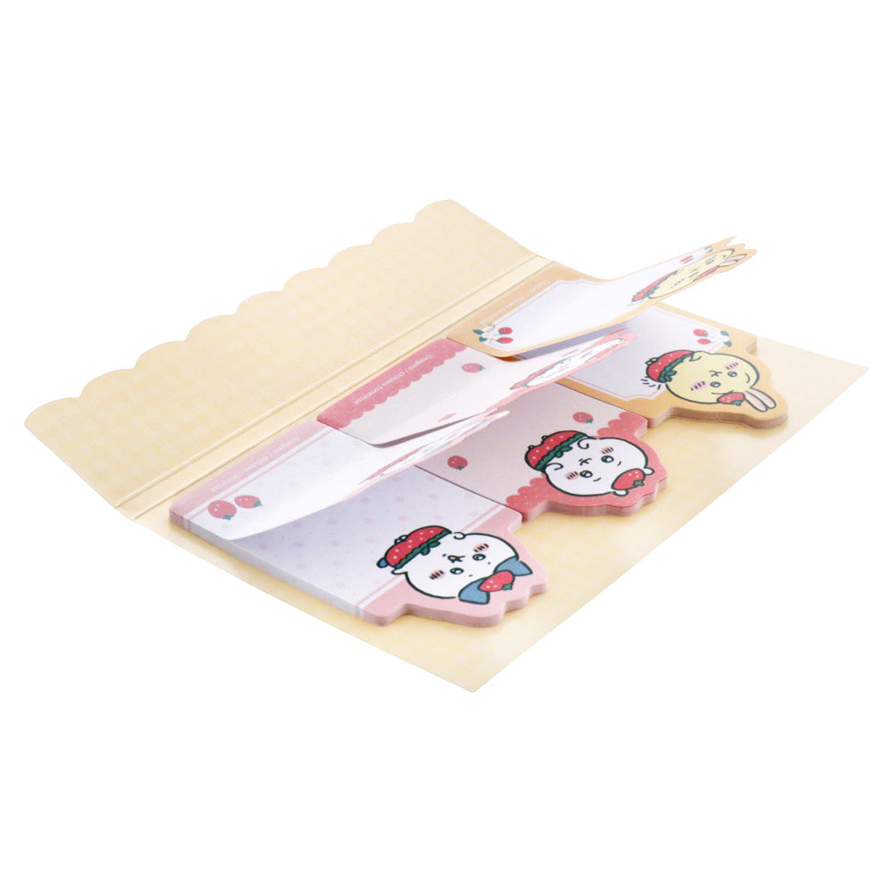 吉伊卡哇 剪裁便條紙(草莓褲子)