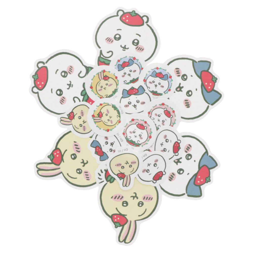 Chiikawa Piece Stickers (Strawberry Pants)
