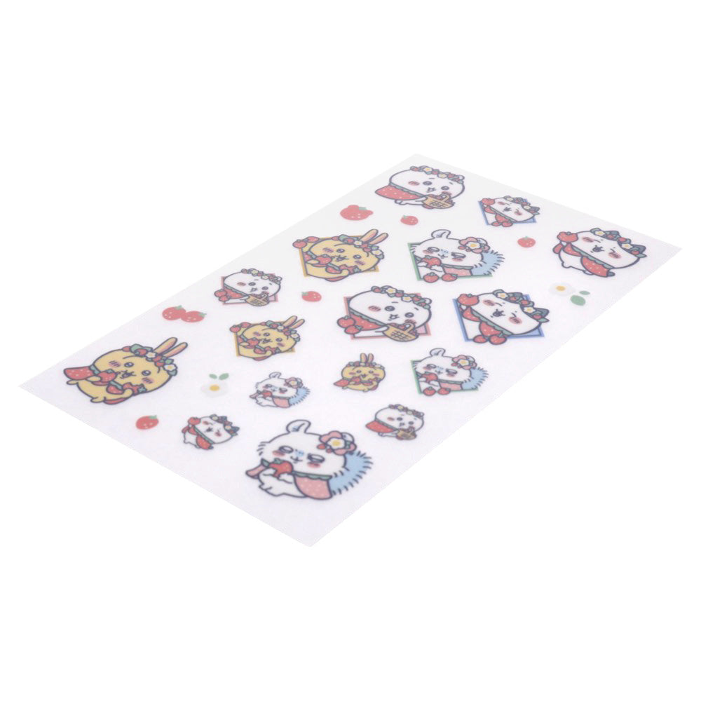 Chiikawa Decoration Stickers (Strawberry Cape)