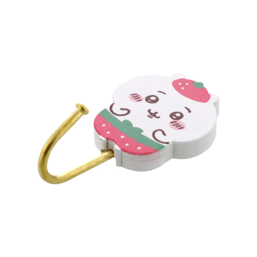 吉伊卡哇 木製磁鐵掛鉤(草莓褲子吉伊卡哇)