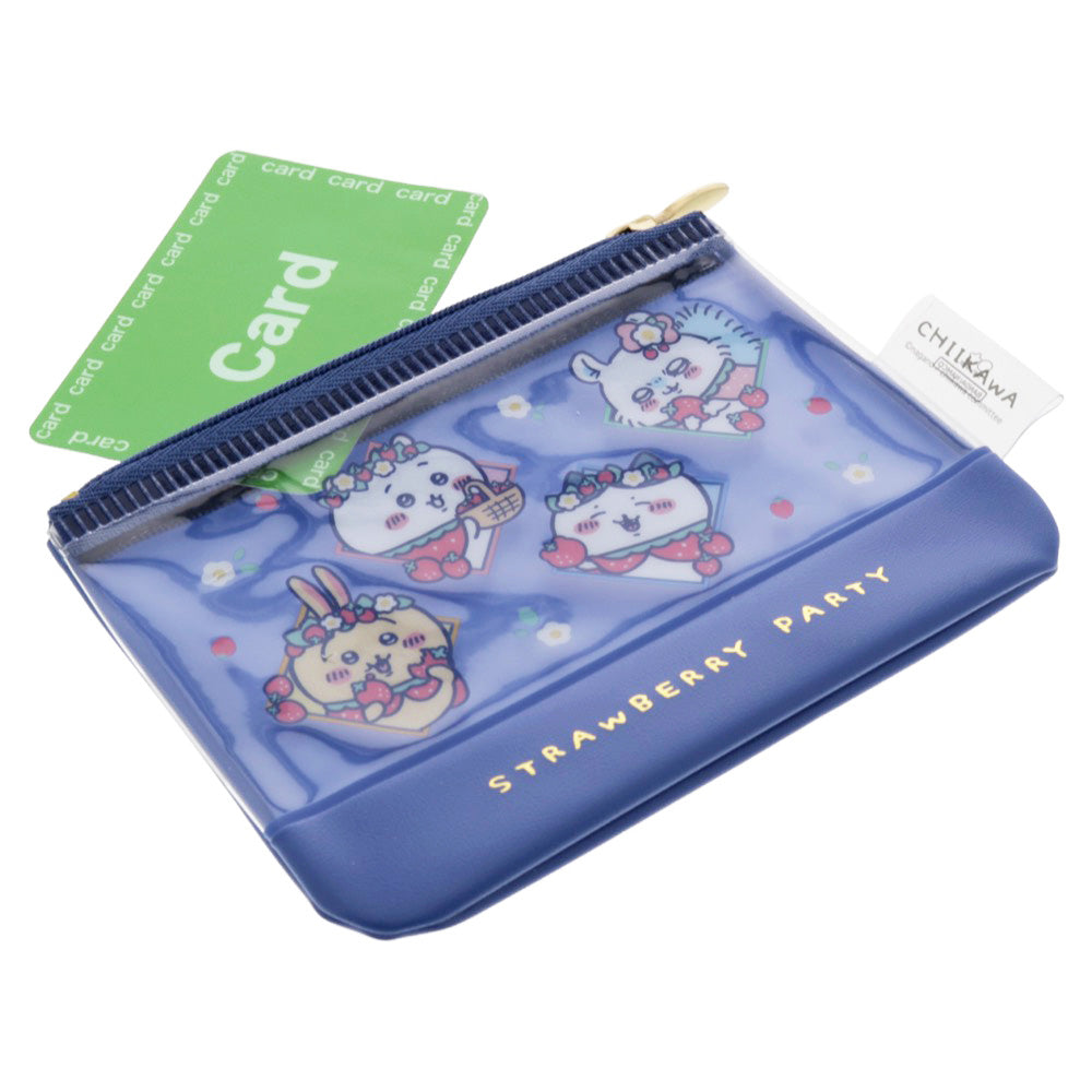 치이카와 미니 파우치 (딸기 케이프)