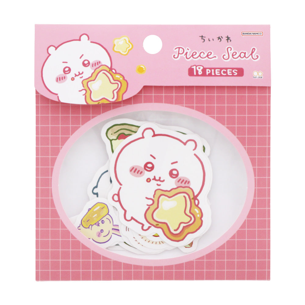 Chiikawa Piece Stickers (Mogu Mogu Pink)