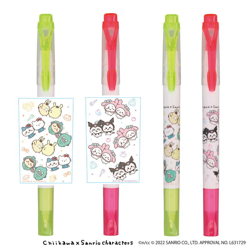 ちいかわ×サンリオキャラクターズ プロパスウィンドウ2本セット