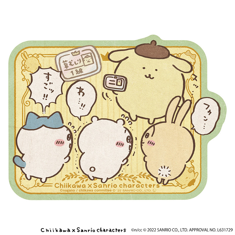 吉伊卡哇×三丽鸥角色 旅行贴纸 (2)太棒了!