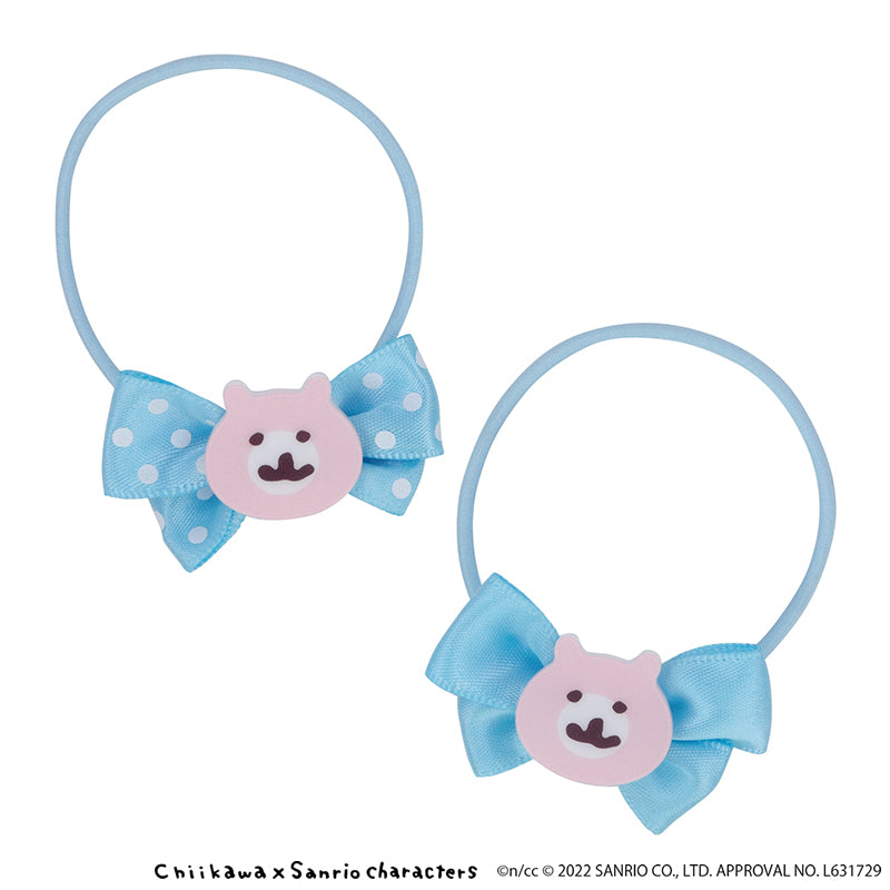 吉伊卡哇×三丽鸥角色 熊形发绳(2个装)