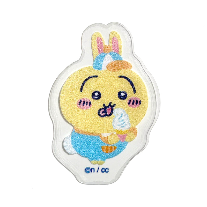 ちいかわ ワクワクゆうえんち ダイカットグラスシート A9(うさぎアイス)
