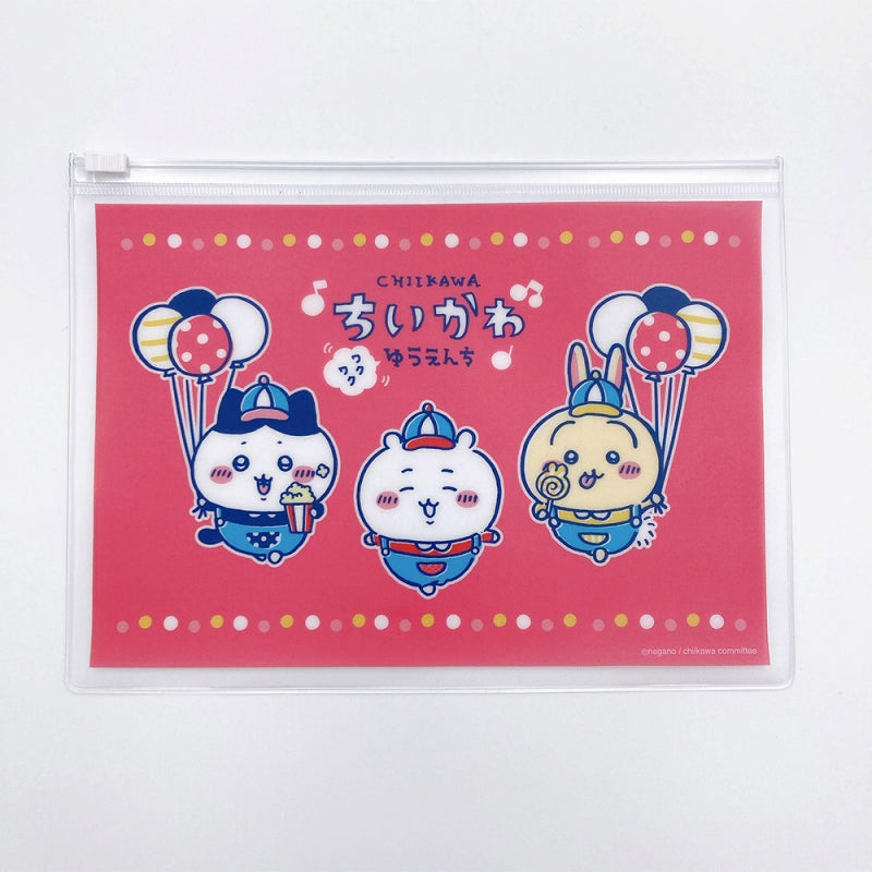 吉伊卡哇 期待遊樂園 天拉鍊小袋1