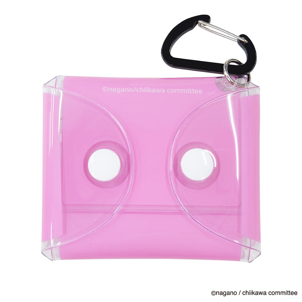 吉伊卡哇 透明多功能收納包SS(緊緊抱著吉伊卡哇)