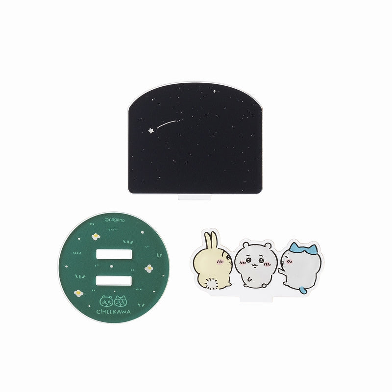 Chiikawa Good Friends Petit Acrylic Stand (Looking Back at the Night Sky)