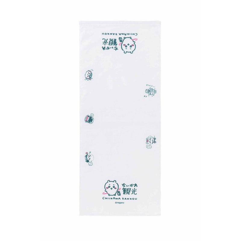 Chiikawa Tourism Face Towel (Chiikawa Tourism Souvenir Style)