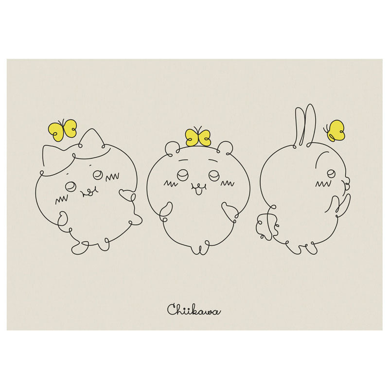 ちいかわ ファブリックポスターL ほっぺ