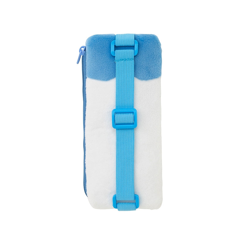 ちいかわ ぺったりぬいぐるみペンポーチ(手帳などにつけられるゴムバンド付き)(ハチワレ)