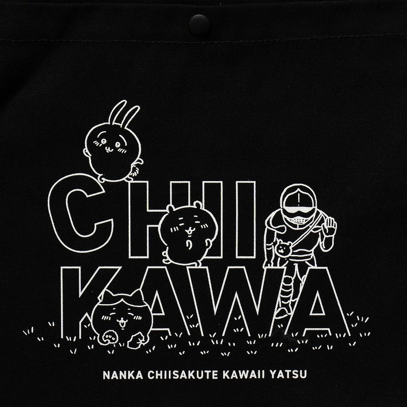 吉伊卡哇 帆布斜挎包 集合款(黑色)