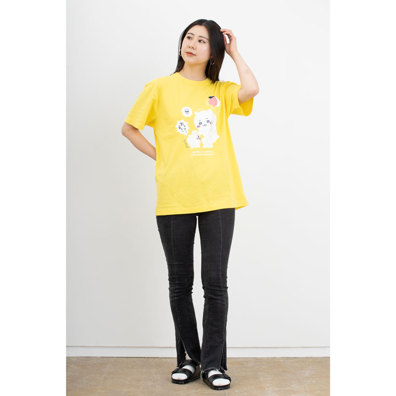 吉伊卡哇 兴奋游乐园 T恤(玩偶服,黄色)