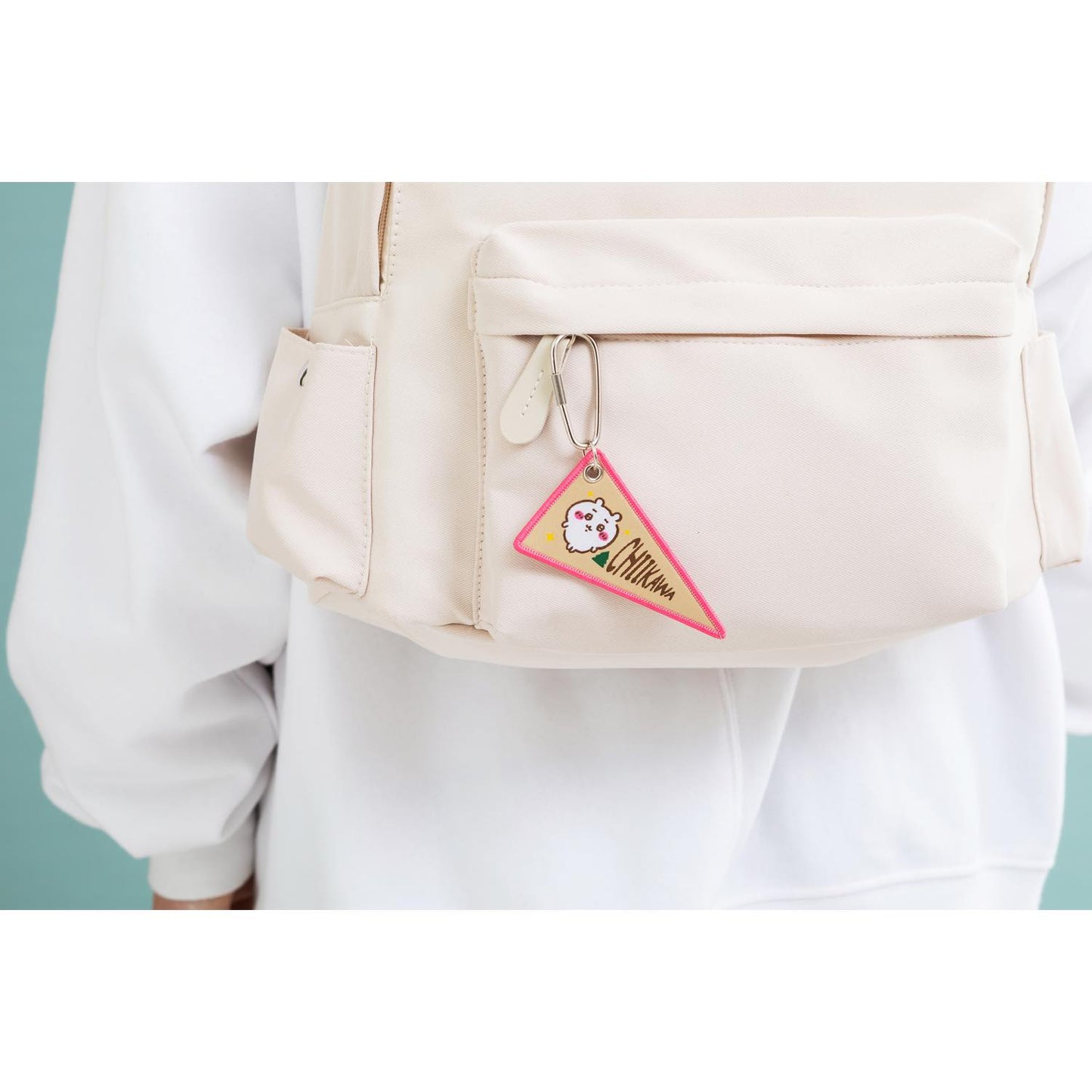 Chiikawa Go Camping! Woven Flag Key ring (Chiikawa)