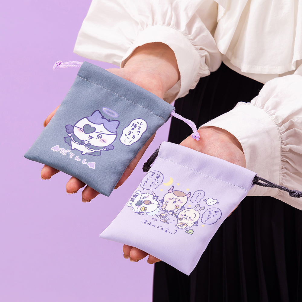 ちいかわ てんし♡あくま ミニ巾着2個セット(あくま)