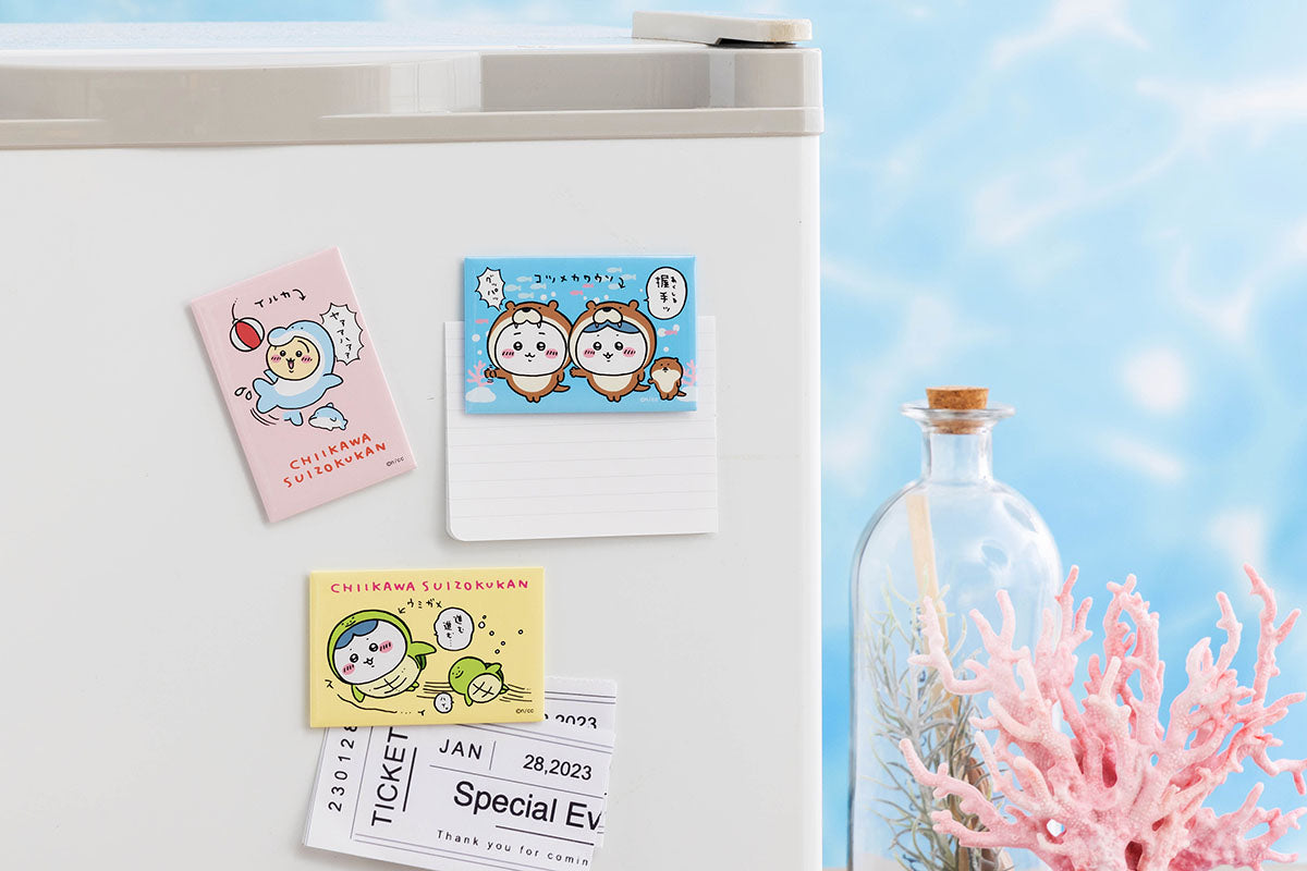 Chiikawa Aquarium Square Magnet (Usagi × Dolphin)