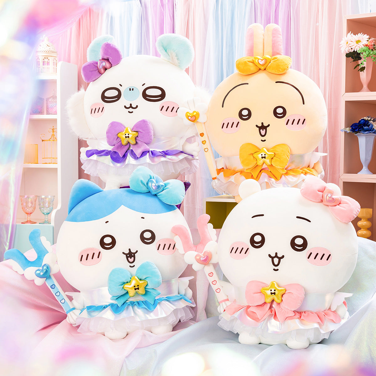 【予約】ちいかわ まじかるちいかわ 超BIG！おすわりぬいぐるみ（ちいかわ）【2026年3月下旬より順次発送予定（発送延期の場合もキャンセル不可）】【通常商品と同時購入・配送希望日指定不可】【キャンペーン対象外】