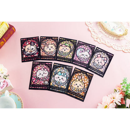 Chiikawa Magical Chiikawa Stained Glass Style Clear Card (Kurimanju)