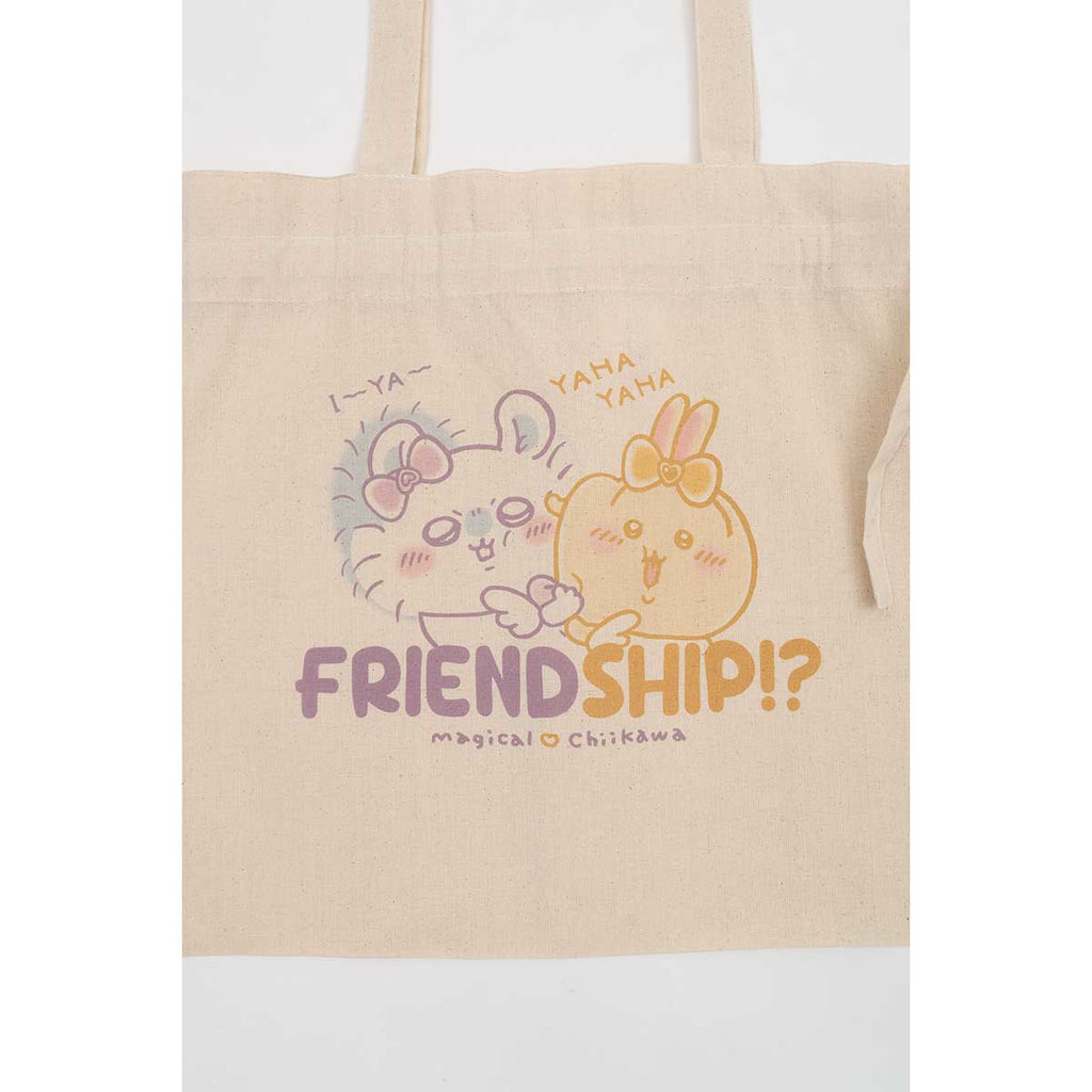 ちいかわ まじかるちいかわ トートバッグ FRIEND SHIP！？ ナチュラル