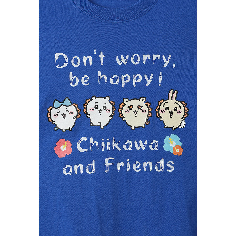 ちいかわ シーサー祭り！！！ Tシャツ ちいかわフレンズ ブルー