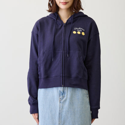 ちいかわ Chiikawa Baby ZIPパーカー おまる ネイビー