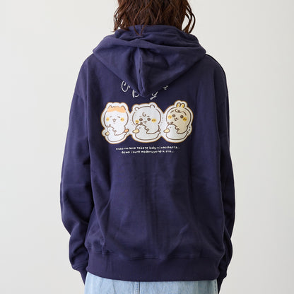 ちいかわ Chiikawa Baby ZIPパーカー おまる ネイビー