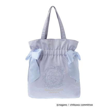 [Pre-order] Chiikawa Maison de FLEUR Embroidered Double Ribbon Tote Bag (Hachiware)