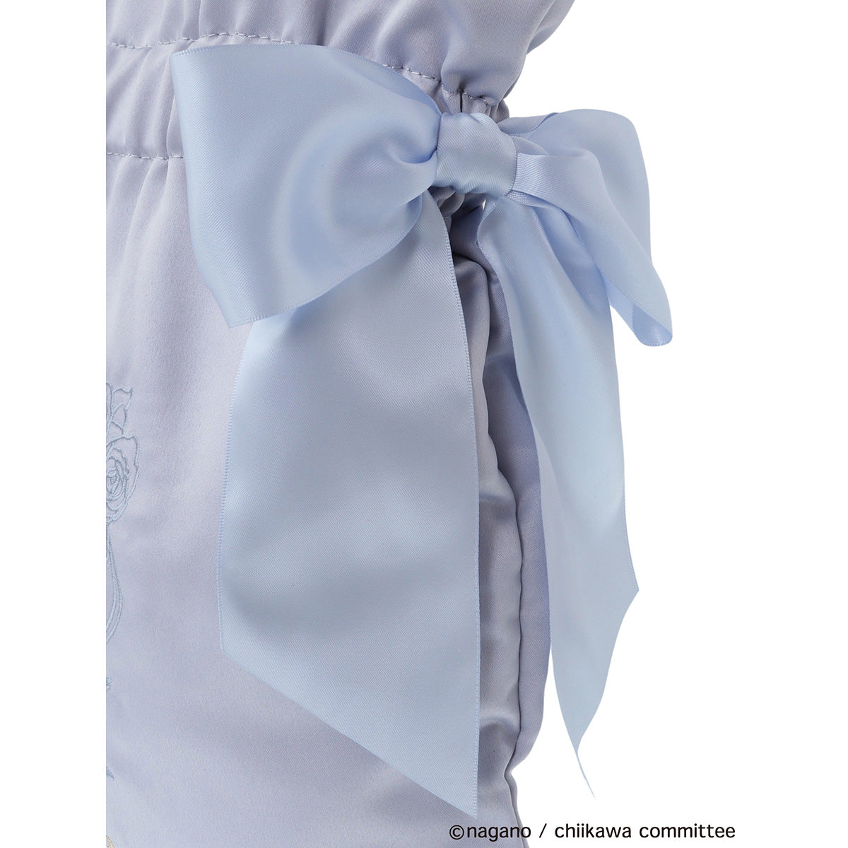 [Pre-order] Chiikawa Maison de FLEUR Embroidered Double Ribbon Tote Bag (Hachiware)