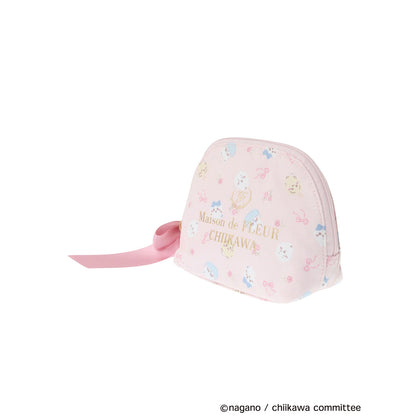 [Pre-order] Chiikawa Maison de FLEUR All-Over Pattern Round Pouch