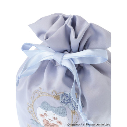[Pre-order] Chiikawa Maison de FLEUR Embroidered Drawstring Bag (Hachiware)