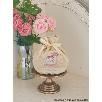 [Pre-order] Chiikawa Maison de FLEUR Embroidered Drawstring Bag (Usagi)