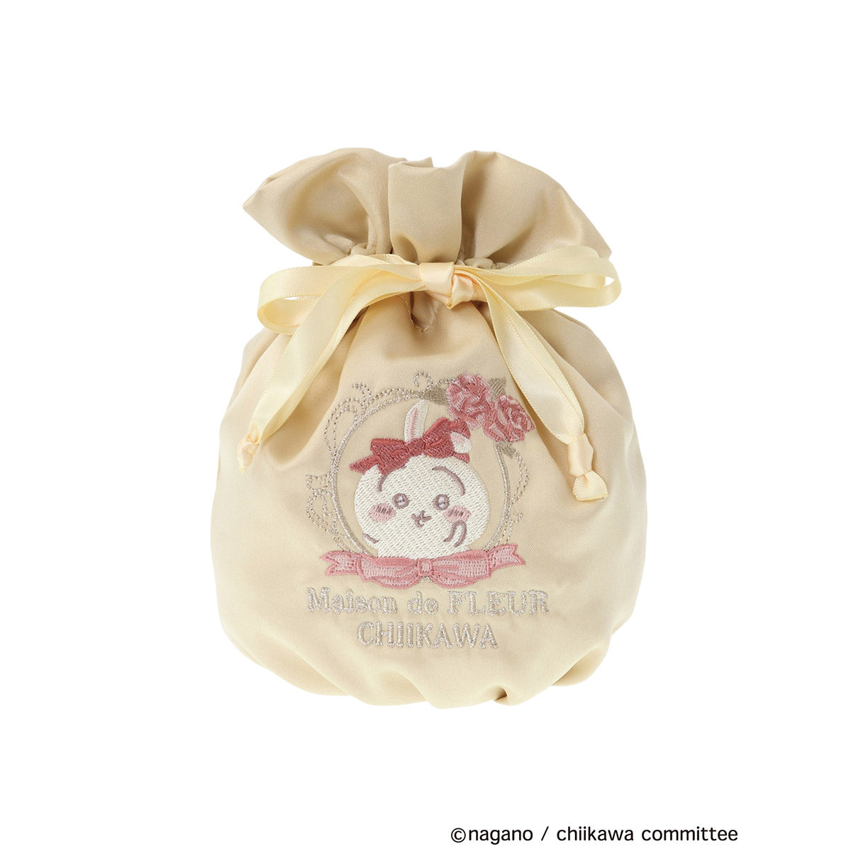 [Pre-order] Chiikawa Maison de FLEUR Embroidered Drawstring Bag (Usagi)