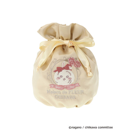 [Pre-order] Chiikawa Maison de FLEUR Embroidered Drawstring Bag (Usagi)