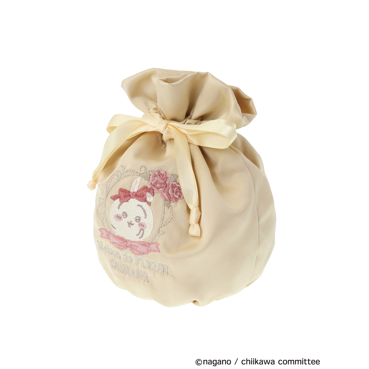 [Pre-order] Chiikawa Maison de FLEUR Embroidered Drawstring Bag (Usagi)