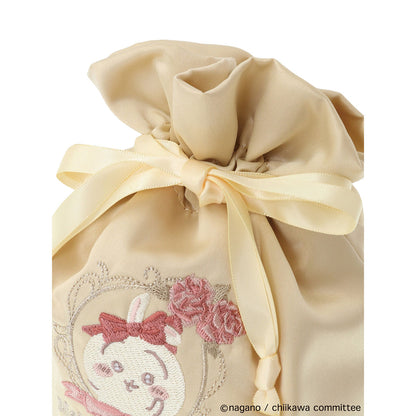 [Pre-order] Chiikawa Maison de FLEUR Embroidered Drawstring Bag (Usagi)