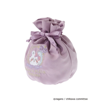 [Pre-order] Chiikawa Maison de FLEUR Embroidered Drawstring Bag (Momonga)