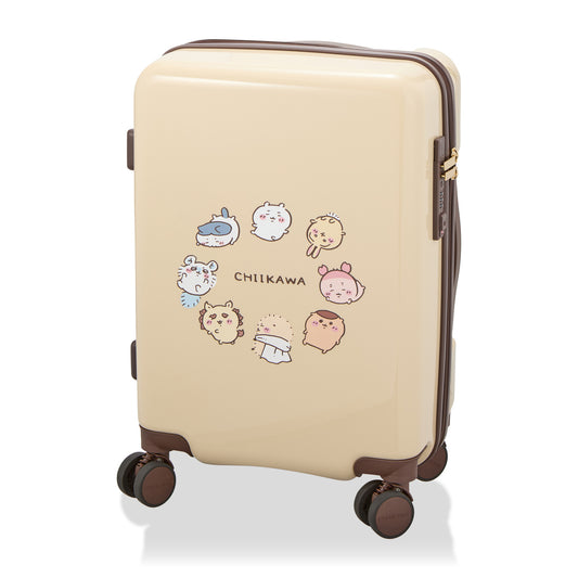 吉伊卡哇 行李箱 (米色圆圈)【不可同时购买其他商品】