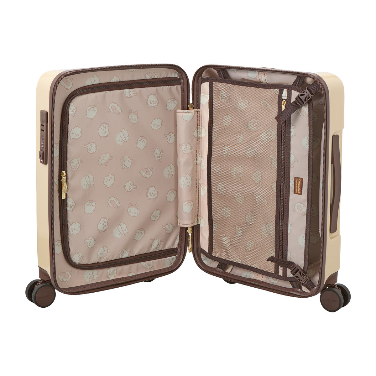 吉伊卡哇 行李箱 (米色圆圈)【不可同时购买其他商品】