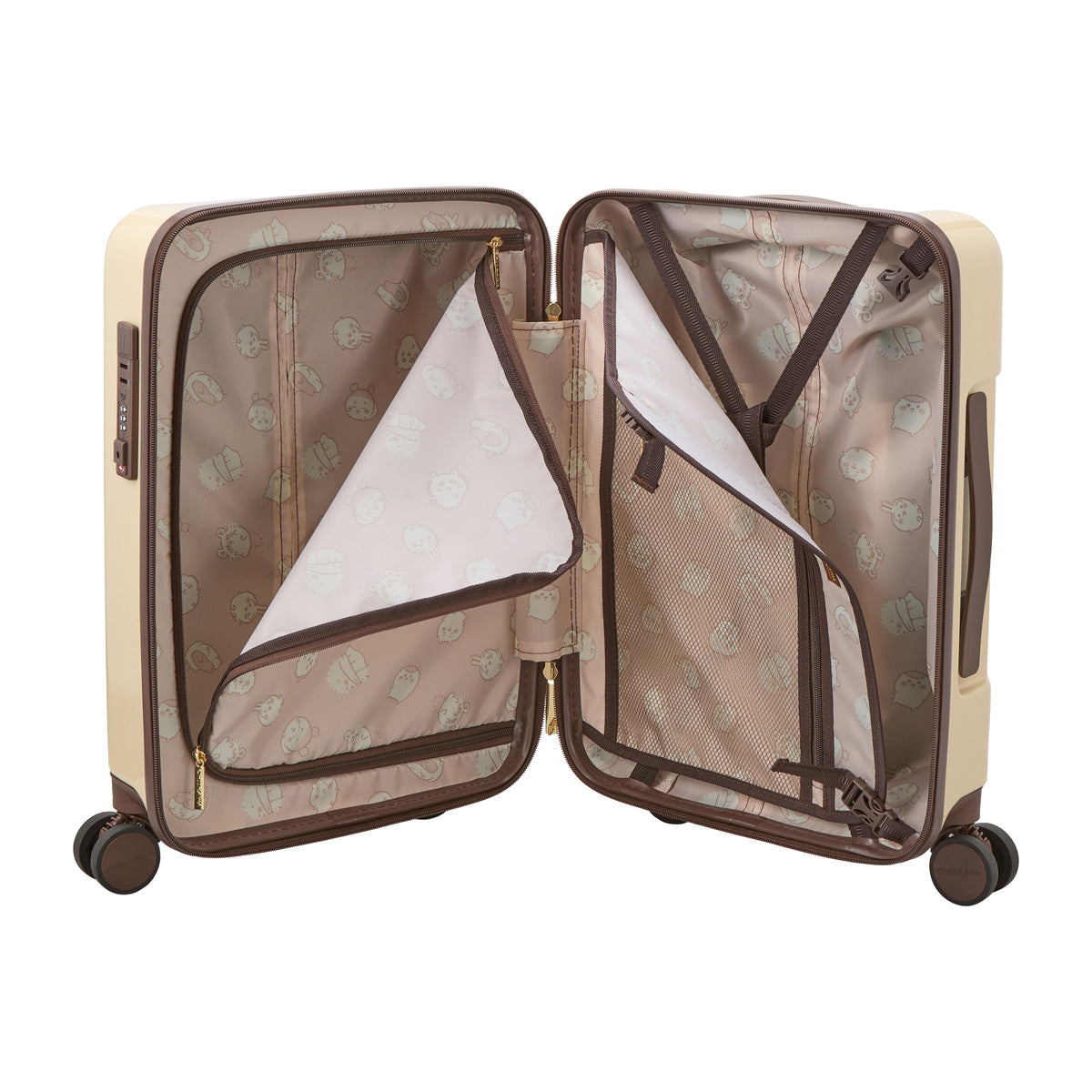 吉伊卡哇 行李箱 (米色圆圈)【不可同时购买其他商品】