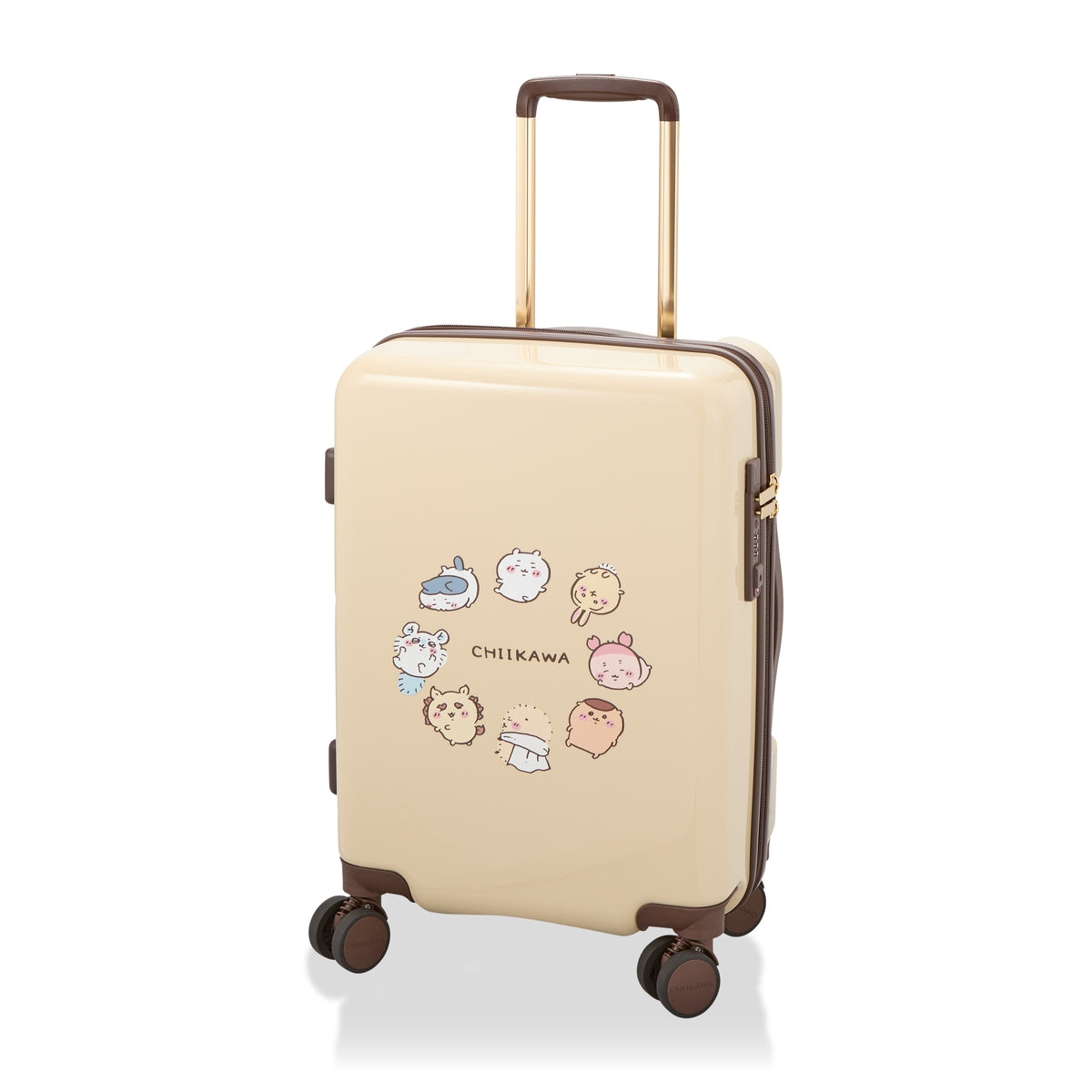 吉伊卡哇 行李箱 (米色圆圈)【不可同时购买其他商品】